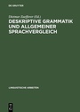 Cover: Deskriptive Grammatik und allgemeiner Sprachvergleich - De Gruyter