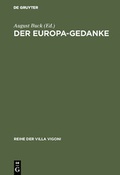 Cover: Der Europa-Gedanke - De Gruyter
