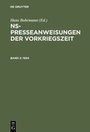 Cover: NS-Presseanweisungen der Vorkriegszeit / 1934 - De Gruyter