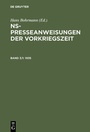 Cover: NS-Presseanweisungen der Vorkriegszeit / 1935 - De Gruyter Saur