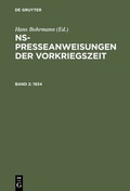 Cover: 1934 - De Gruyter Saur
