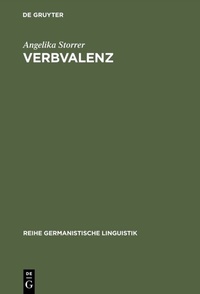 Abbildung von: Verbvalenz - De Gruyter