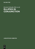 Cover: Ellipsis in Conjunction - De Gruyter