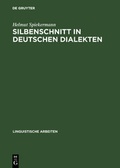 Cover: Silbenschnitt in deutschen Dialekten - De Gruyter