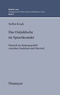 Cover: Das Ostjiddische im Sprachkontakt - De Gruyter