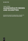 Cover: Die Frau und der Sozialismus - De Gruyter Saur