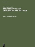 Cover: Supplement 1990-1995 - De Gruyter Saur