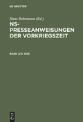 Cover: 1935 - De Gruyter Saur