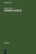 Cover: Femme po&egrave;te - De Gruyter
