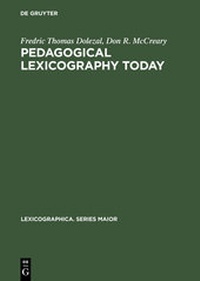 Abbildung von: Pedagogical Lexicography Today - De Gruyter
