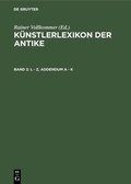 Cover: L - Z, Addendum A - K - De Gruyter Saur