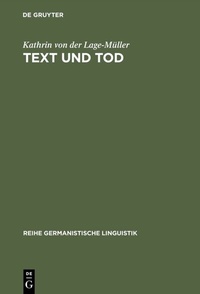 Abbildung von: Text und Tod - De Gruyter