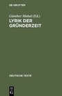 Cover: Lyrik der Gründerzeit - De Gruyter