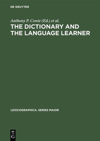 Abbildung von: The dictionary and the language learner - De Gruyter