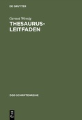 Cover: Thesaurus-Leitfaden - De Gruyter Saur