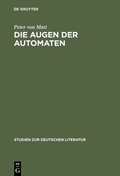 Cover: Die Augen der Automaten - De Gruyter