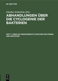 Bild: Über die Grenzgebiete zwischen Bakterien und Prototen - De Gruyter