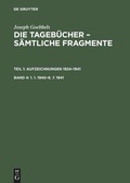Cover: 1. 1. 1940-8. 7. 1941 - De Gruyter Saur