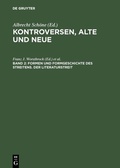 Cover: Formen und Formgeschichte des Streitens. Der Literaturstreit - De Gruyter
