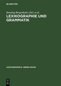 Abbildung von: Lexikographie und Grammatik - De Gruyter Mouton