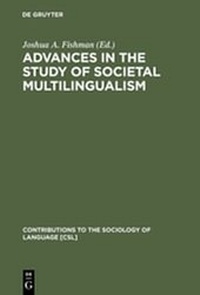 Enlarge image Cover: Advances in the Study of Societal Multilingualism - De Gruyter Mouton
