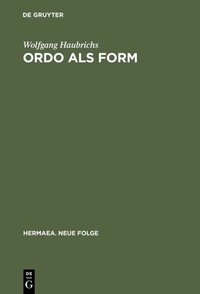 Enlarge image Cover: Ordo als Form - De Gruyter