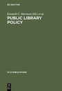 Cover: Public Library Policy - De Gruyter
