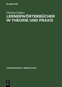 Abbildung von: Lernerwörterbücher in Theorie und Praxis - De Gruyter Mouton