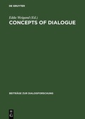 Cover: Concepts of dialogue - De Gruyter
