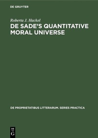 Abbildung von: De Sade's quantitative moral universe - De Gruyter Mouton