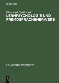 Abbildung von: Lernpsychologie und Fremdsprachenerwerb - De Gruyter
