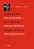 Cover: IFLA Cataloguing Principles: Steps towards an International Cataloguing Code, 5 - De Gruyter Saur