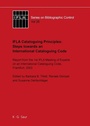 Cover: IFLA Cataloguing Principles: Steps towards an International Cataloguing Code - De Gruyter Saur
