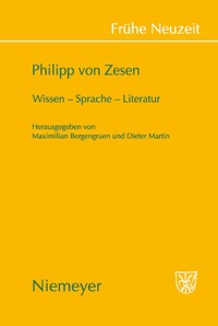 Abbildung von: Philipp von Zesen - De Gruyter