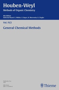 Abbildung von: Houben-Weyl Methods of Organic Chemistry Vol. IV/2, 4th Edition - Thieme