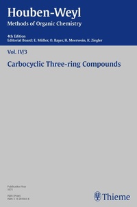 Abbildung von: Houben-Weyl Methods of Organic Chemistry Vol. IV/3, 4th Edition - Thieme