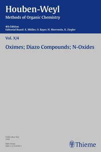 Abbildung von: Houben-Weyl Methods of Organic Chemistry Vol. X/4, 4th Edition - Thieme