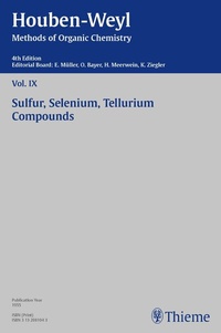 Abbildung von: Houben-Weyl Methods of Organic Chemistry Vol. IX, 4th Edition - Thieme