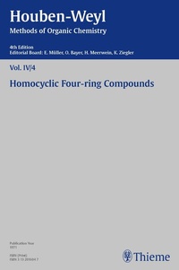 Abbildung von: Houben-Weyl Methods of Organic Chemistry Vol. IV/4, 4th Edition - Thieme