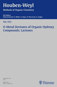 Abbildung von: Houben-Weyl Methods of Organic Chemistry Vol. VI/2, 4th Edition - Thieme