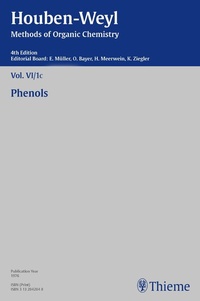 Abbildung von: Houben-Weyl Methods of Organic Chemistry Vol. VI/1c, 4th Edition - Thieme