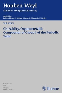 Abbildung von: Houben-Weyl Methods of Organic Chemistry Vol. XIII/1, 4th Edition - Thieme