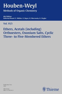 Abbildung von: Houben-Weyl Methods of Organic Chemistry Vol. VI/3, 4th Edition - Thieme