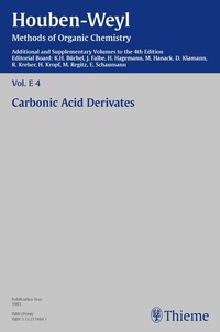 Abbildung von: Houben-Weyl Methods of Organic Chemistry Vol. E 4, 4th Edition Supplement - Thieme