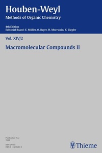 Abbildung von: Houben-Weyl Methods of Organic Chemistry Vol. XIV/2, 4th Edition - Thieme
