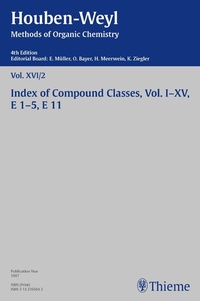 Abbildung von: Houben-Weyl Methods of Organic Chemistry Vol. XVI/2 - Part a, 4th Edition - Thieme
