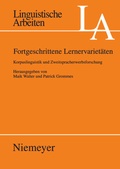 Cover: Fortgeschrittene Lernervariet&auml;ten - De Gruyter