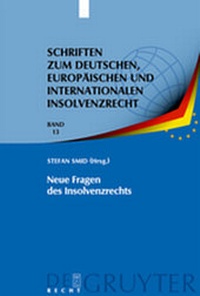 Abbildung von: Neue Fragen des Insolvenzrechts - De Gruyter