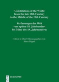 Cover: Constitutional Documents of Switzerland from the late 18th Century... / National Constitutions I - De Gruyter