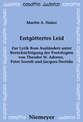 Cover: Entg&ouml;ttertes Leid - De Gruyter